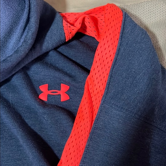 Under Armour Navy and Red Hoodie - Picture 3 of 3